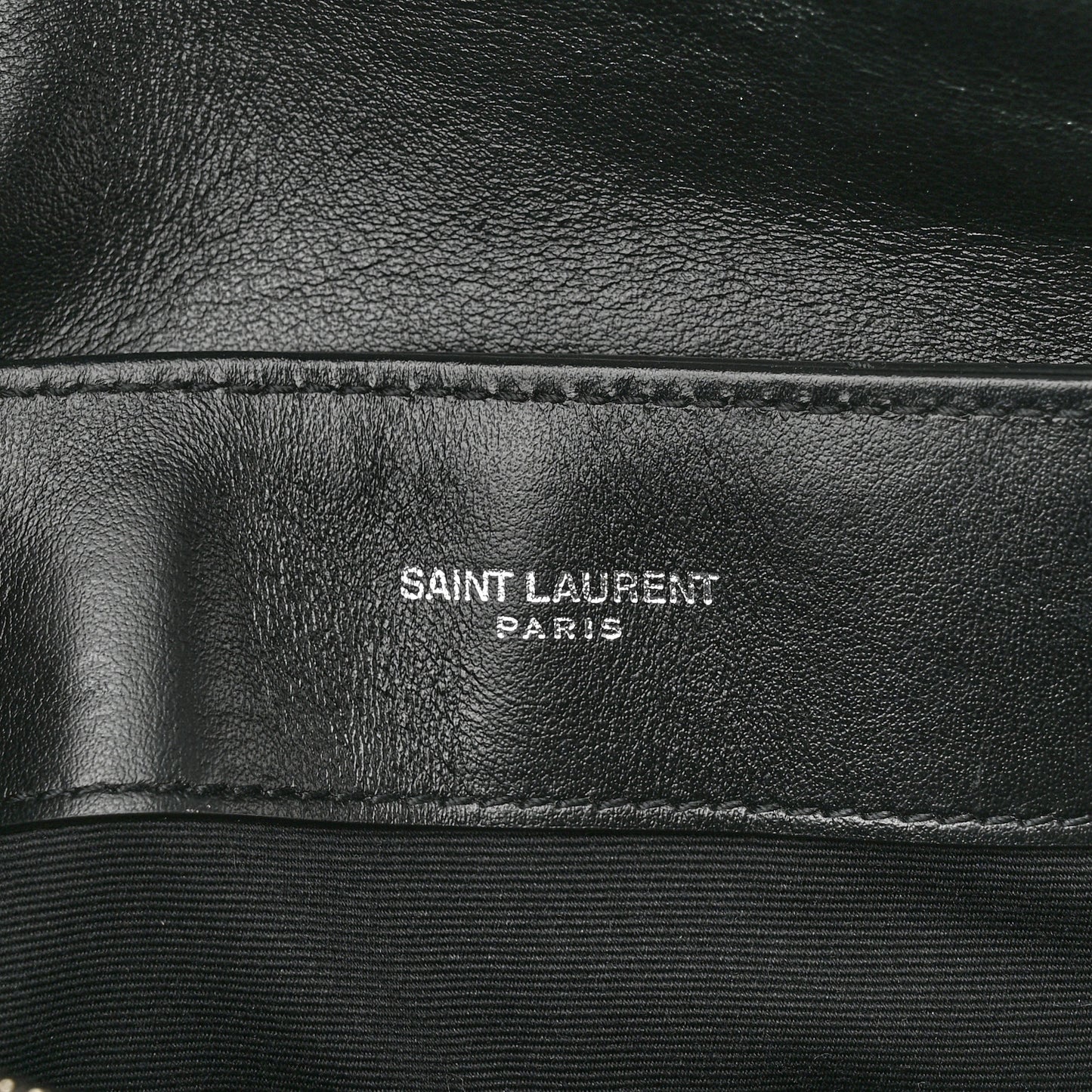 Calfskin Y Quilted Monogram Small Loulou Chain Satchel Black