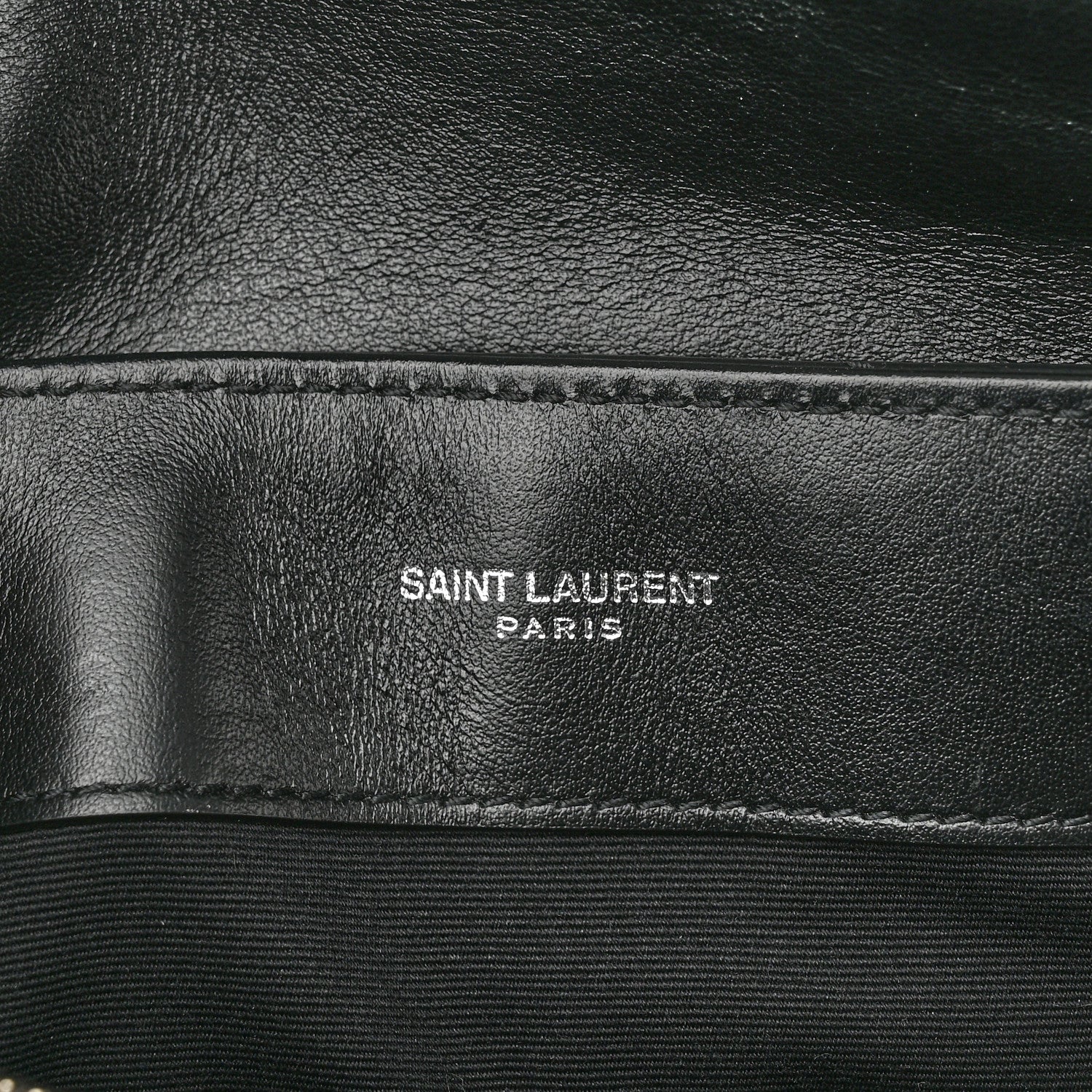 Saint Laurent Calfskin Y Quilted Monogram Small Loulou Chain Satchel Black 6 of 11