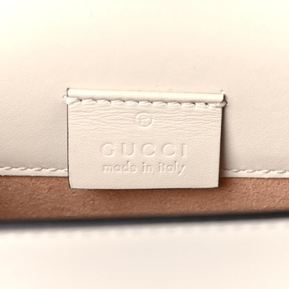 Gucci Calfskin Super Mini Sylvie Chain Shoulder Bag White 6 of 13