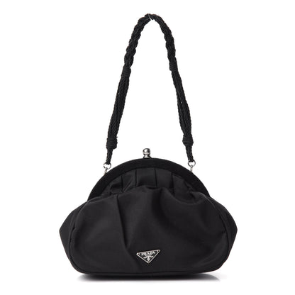 Prada Satin Evening Bag Black 1 of 10