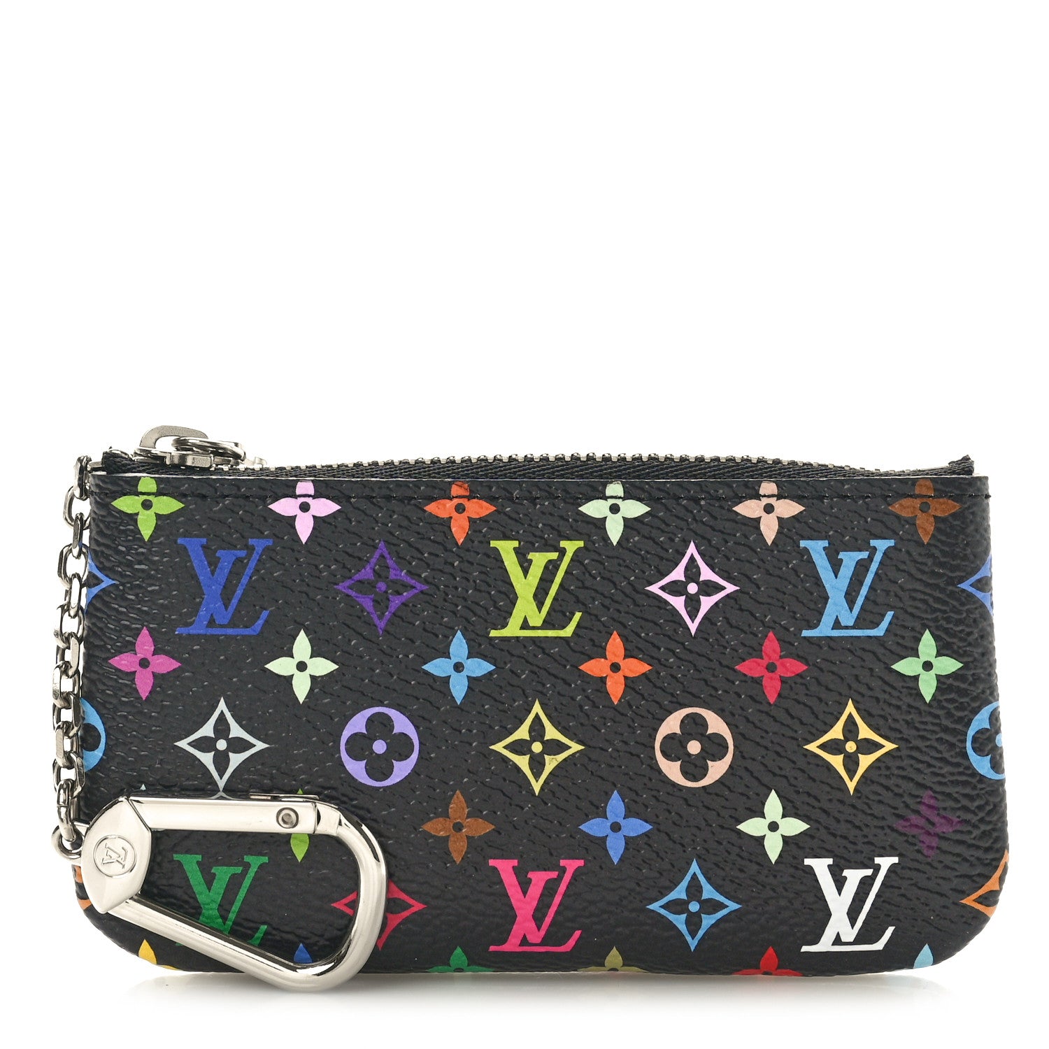 Louis Vuitton LV X TM Monogram Multicolor Key Pouch Black 1 of 7