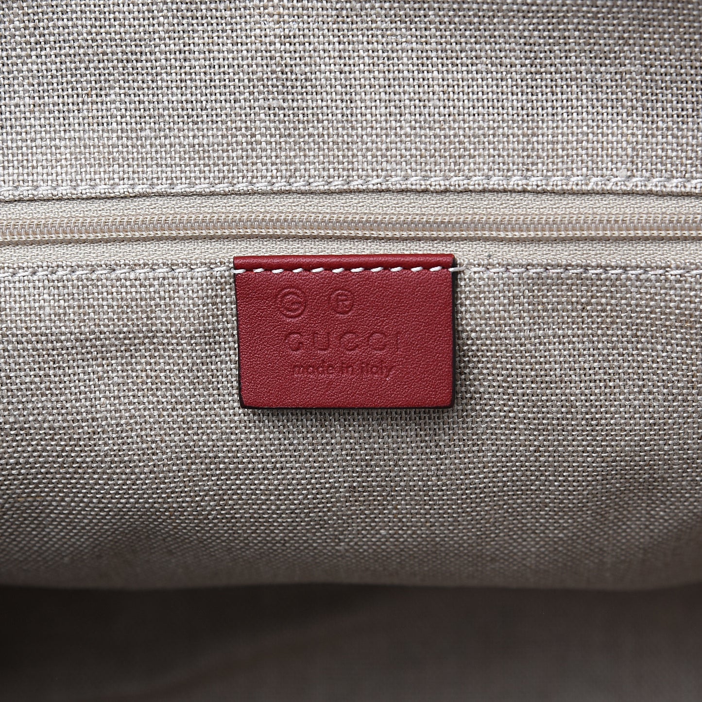 Microguccissima Medium Dome Bag Red