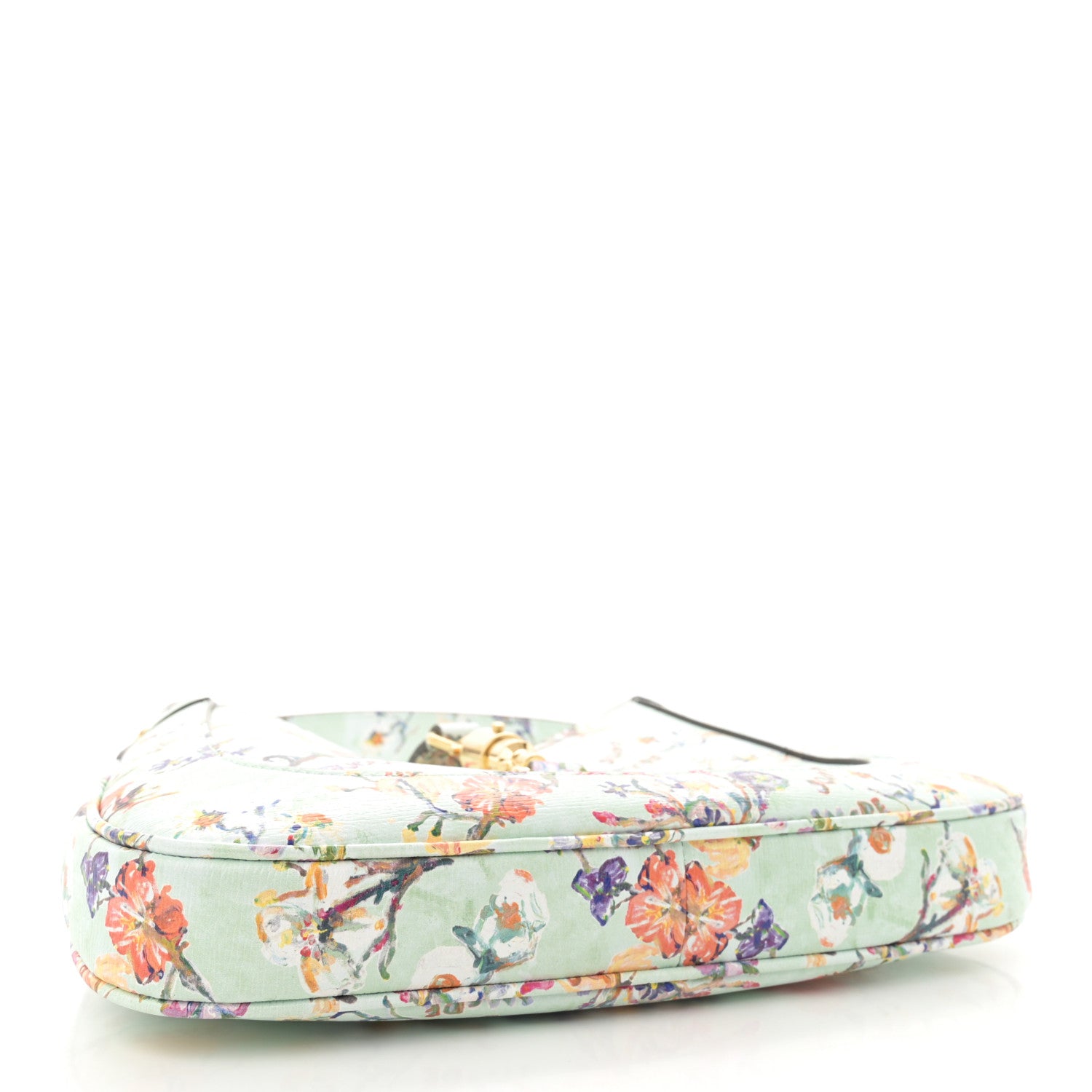Gucci Soave Amore Calfskin Floral Small Jackie 1961 Hobo Mint Multicolor 4 of 12