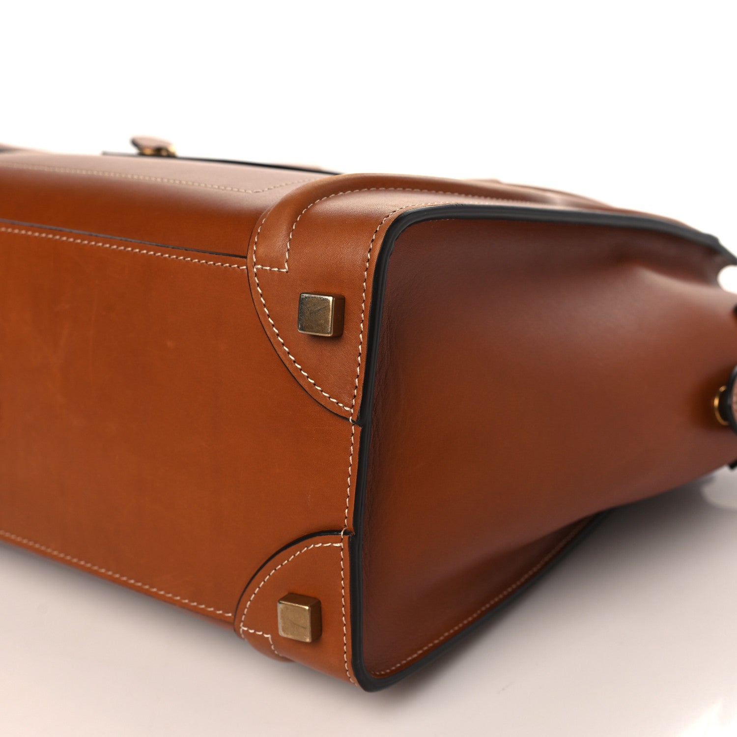 Celine Natural Calfskin Micro Luggage Tan 8 of 11