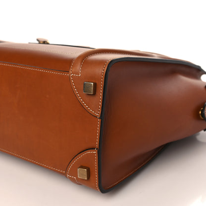 Celine Natural Calfskin Micro Luggage Tan 8 of 11