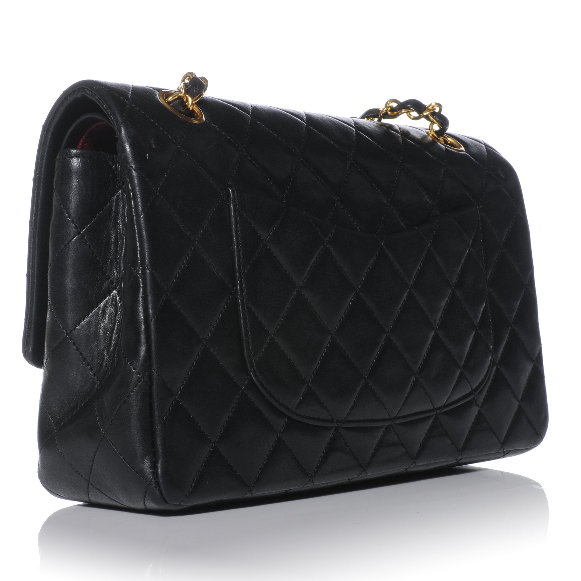 Chanel Lambskin Medium Double Flap Black 4 of 10
