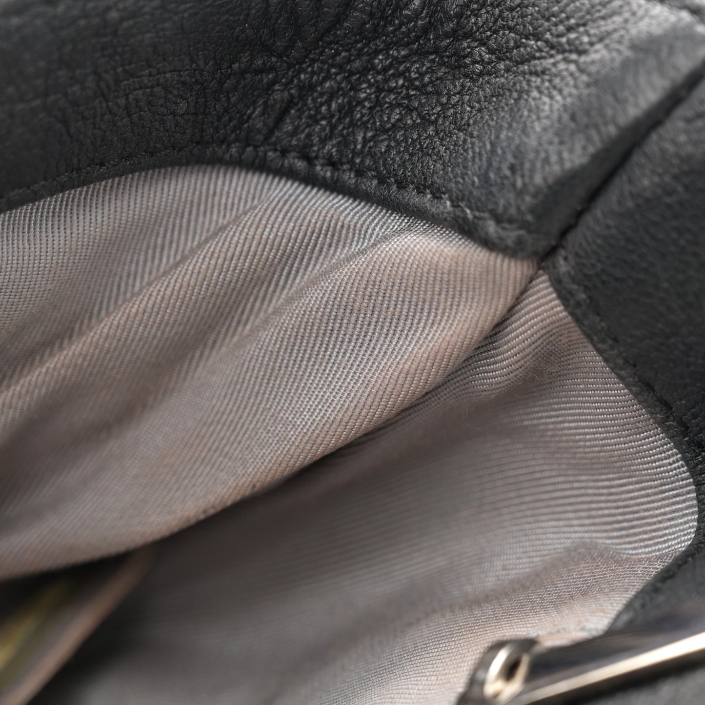 Washed Lambskin Quilted Mini Chain Around Flap Black
