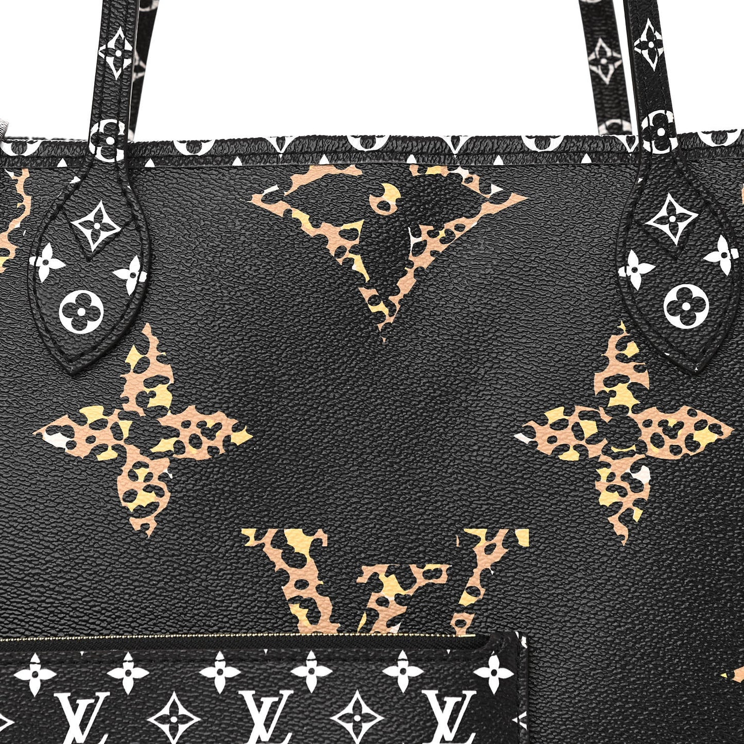 Monogram Giant Jungle Neverfull MM Black