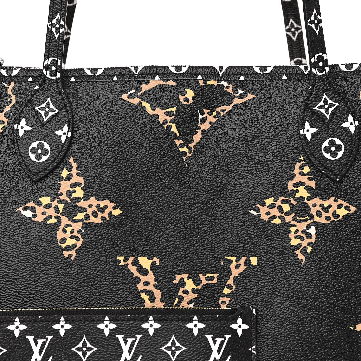 Louis Vuitton Monogram Giant Jungle Neverfull MM Black 9 of 11