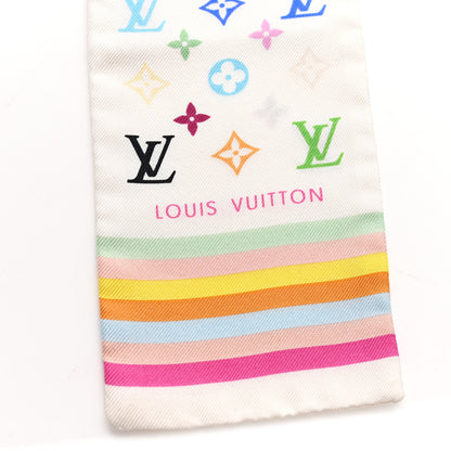 Louis Vuitton Silk Monogram Multicolor Bandeau White 3 of 3