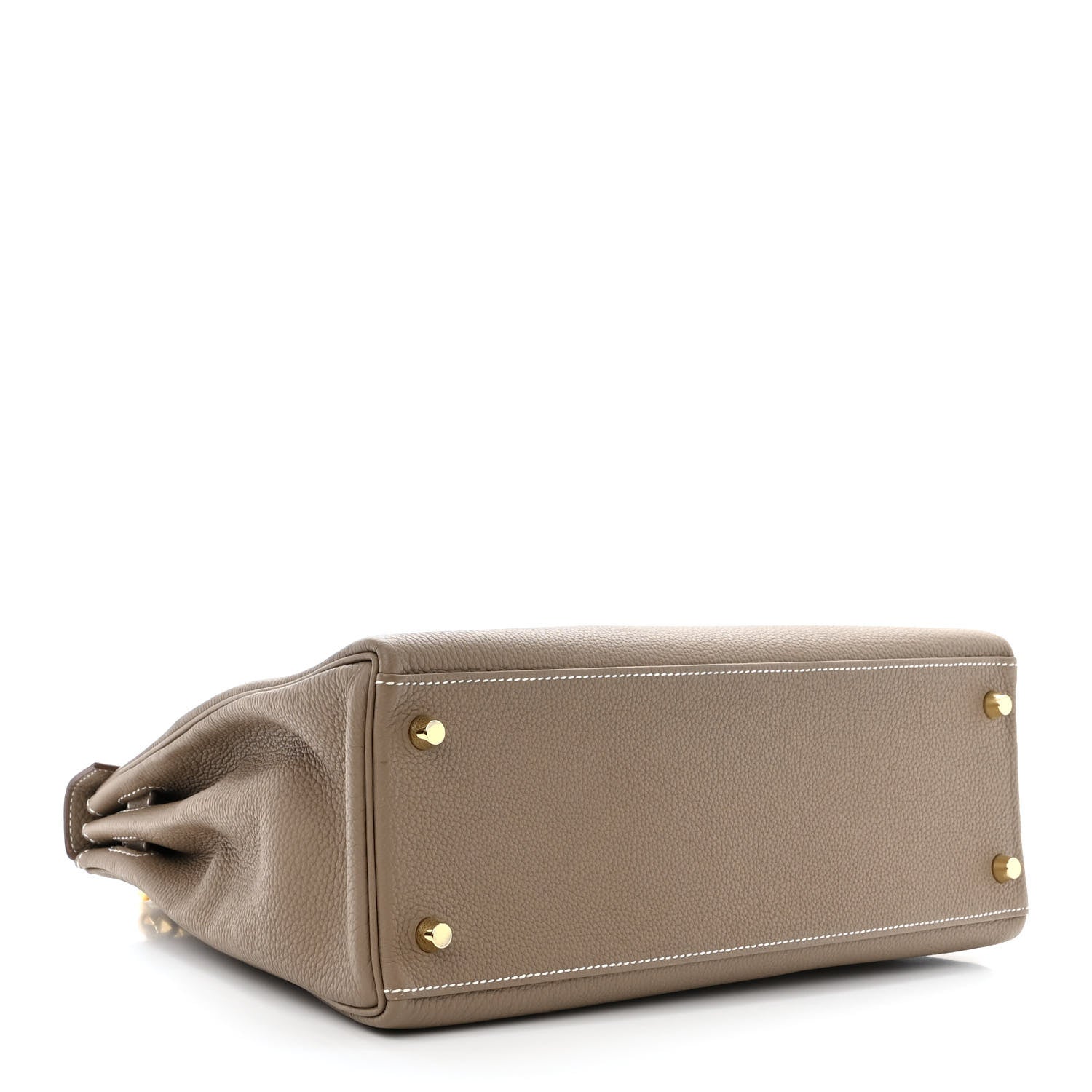 Hermes Togo Kelly Retourne 32 Etoupe 4 of 14