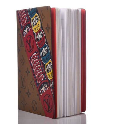 Louis Vuitton Reverse Monogram Kabuki Stickers Clemence Notebook 5 of 6