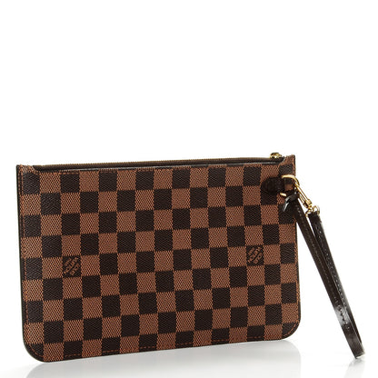 Louis Vuitton Damier Ebene Neverfull MM GM Pochette 3 of 7