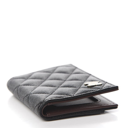Chanel Caviar Quilted Card Holder Wallet Black 3 of 8
