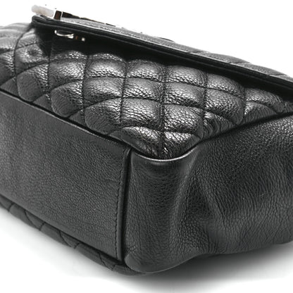 Saint Laurent Sheepskin Tri-Quilt Monogram Medium College Bag Black 12 of 12