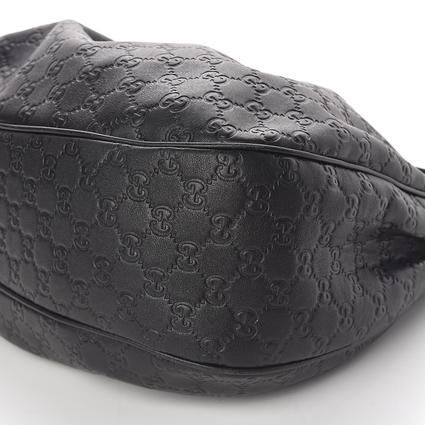 Guccissima Medium Sukey Hobo Black