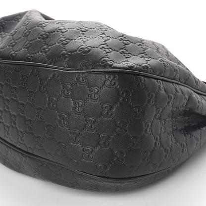Gucci Guccissima Medium Sukey Hobo Black 9 of 10