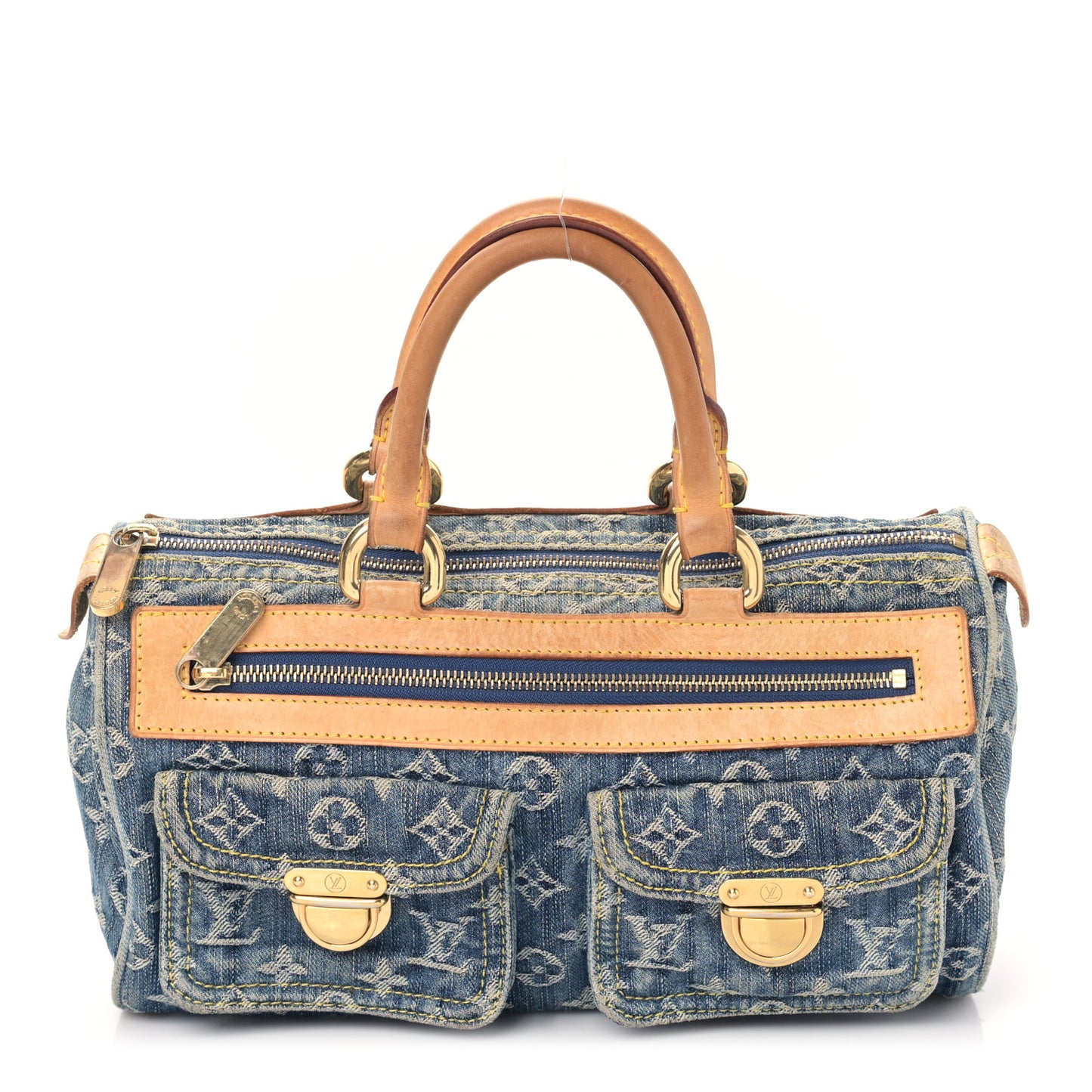 Monogram Denim Neo Speedy Blue