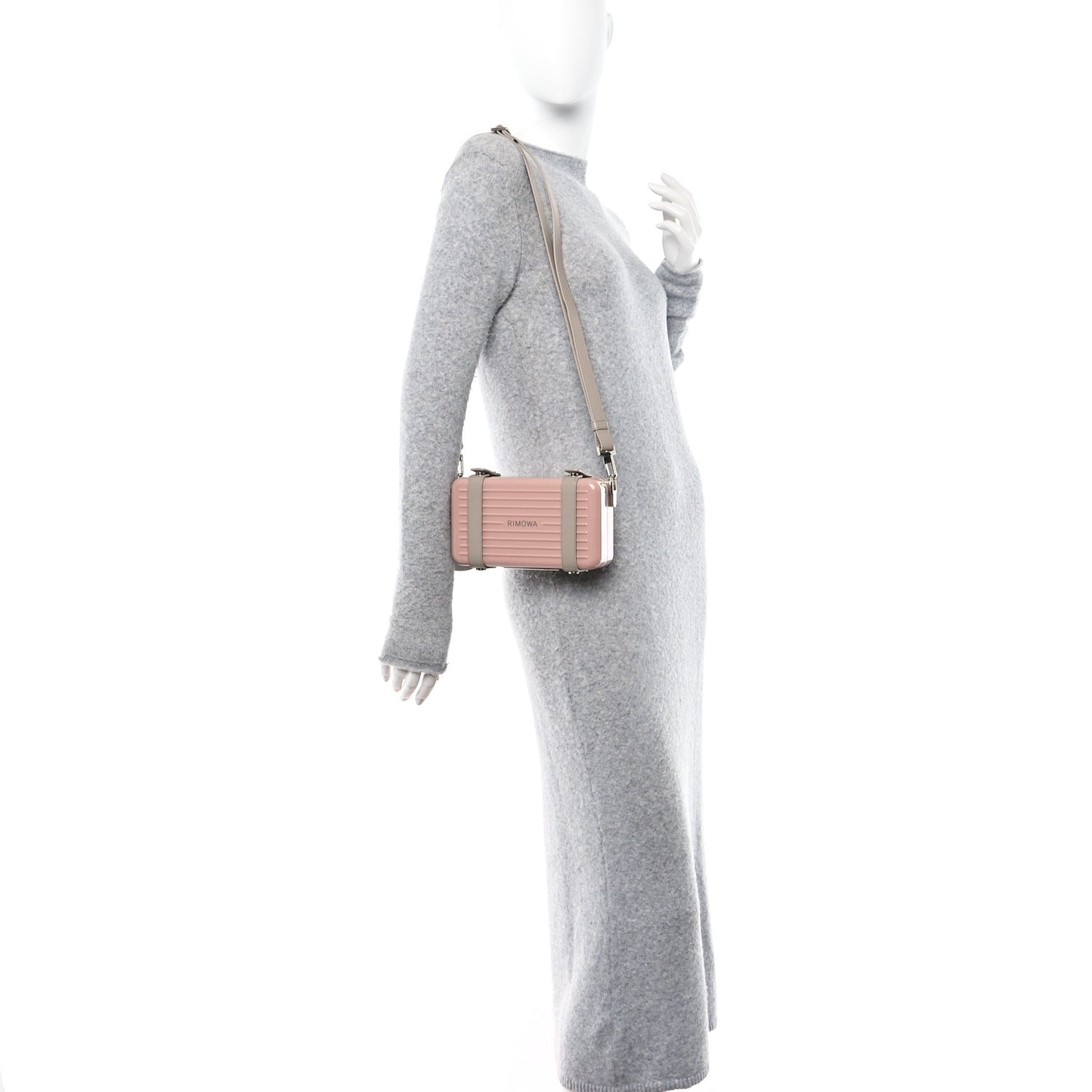 Gloss Polycarbonate Personal Cross-Body Bag Rose