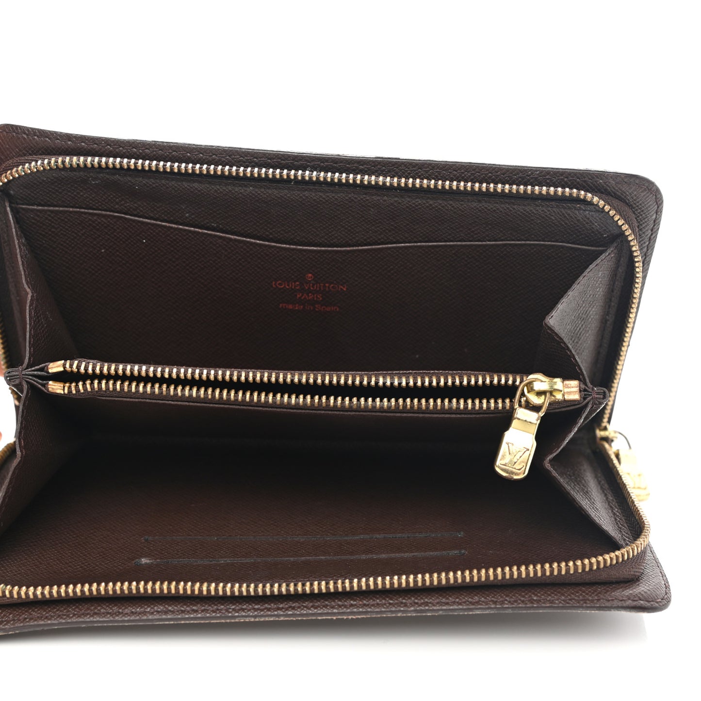 Damier Ebene Porte-Monnaie Zippe Zippy Wallet