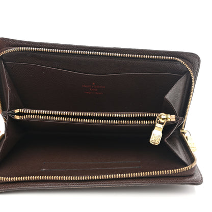 Louis Vuitton Damier Ebene Porte-Monnaie Zippe Zippy Wallet 9 of 16