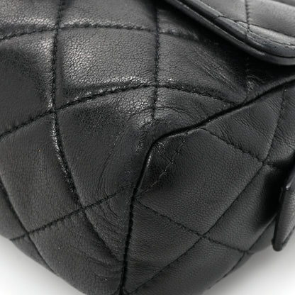 Chanel Lambskin Quilted Flap Cosmetic Case Black 11 of 17