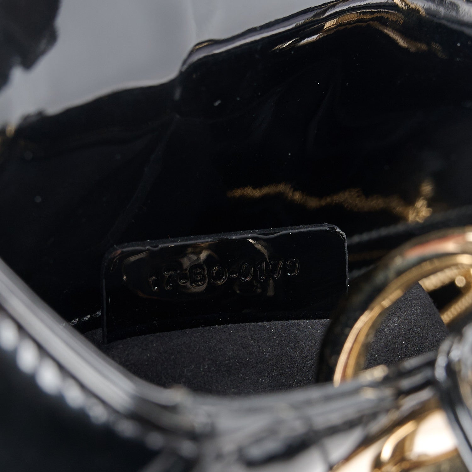 Christian Dior Patent Cannage Small Lady Dior Black 7 of 10