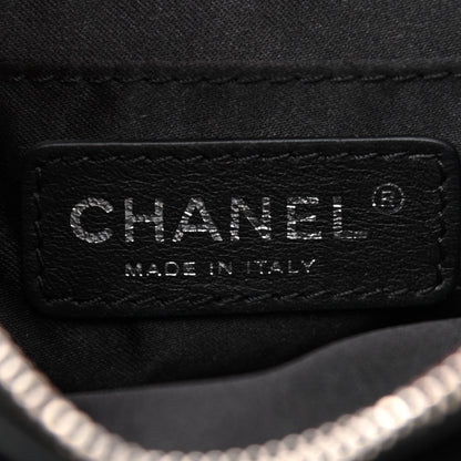 Chanel Lambskin Quilted Mini Graphic Flap Bag Red Black White 6 of 9