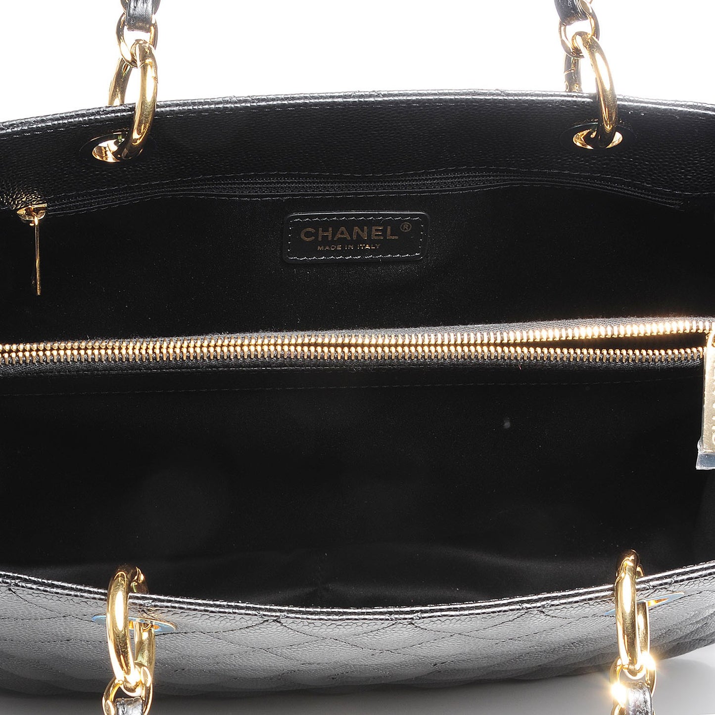Caviar Grand Shopping Tote GST Black