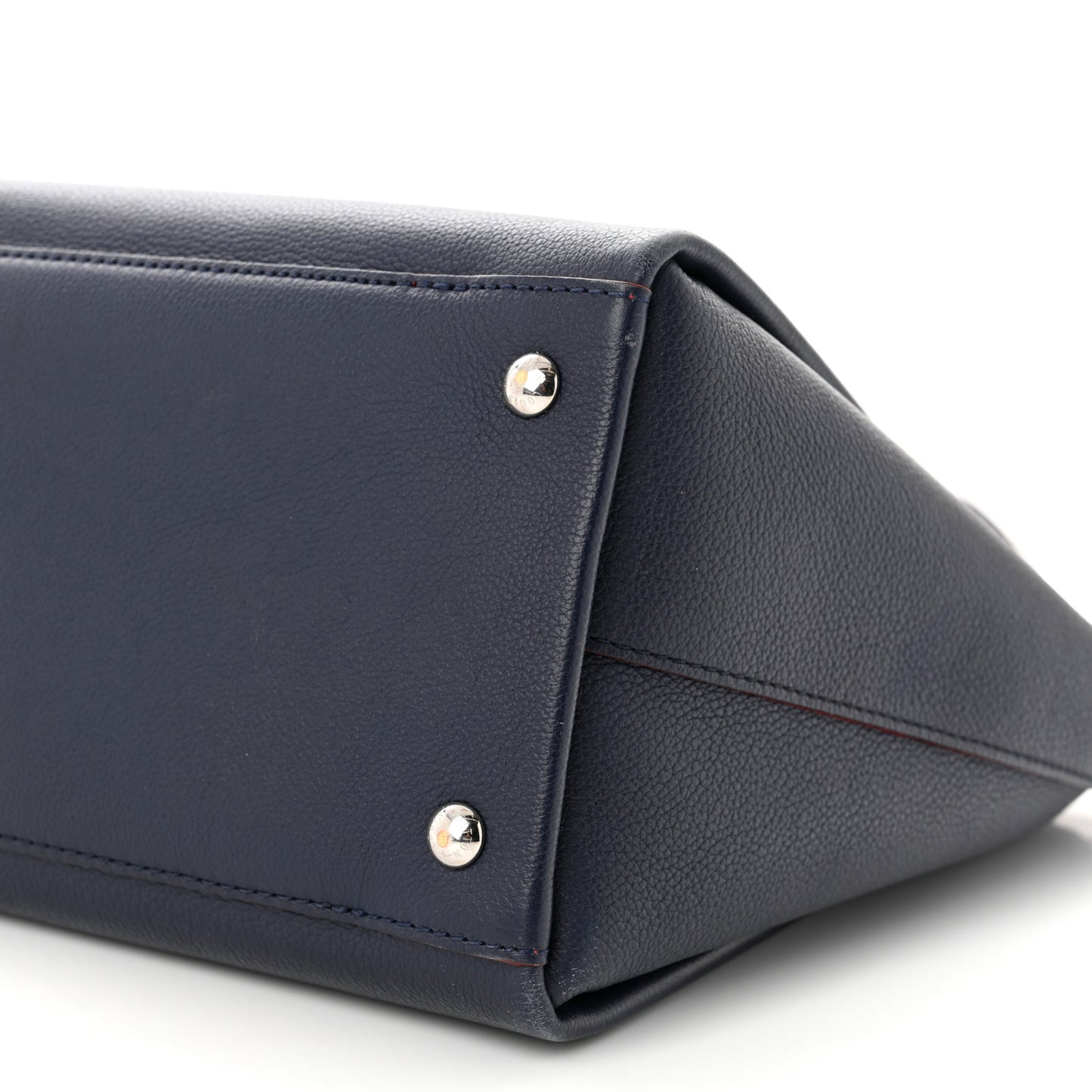 Calfskin Lockmeto Marine Rouge