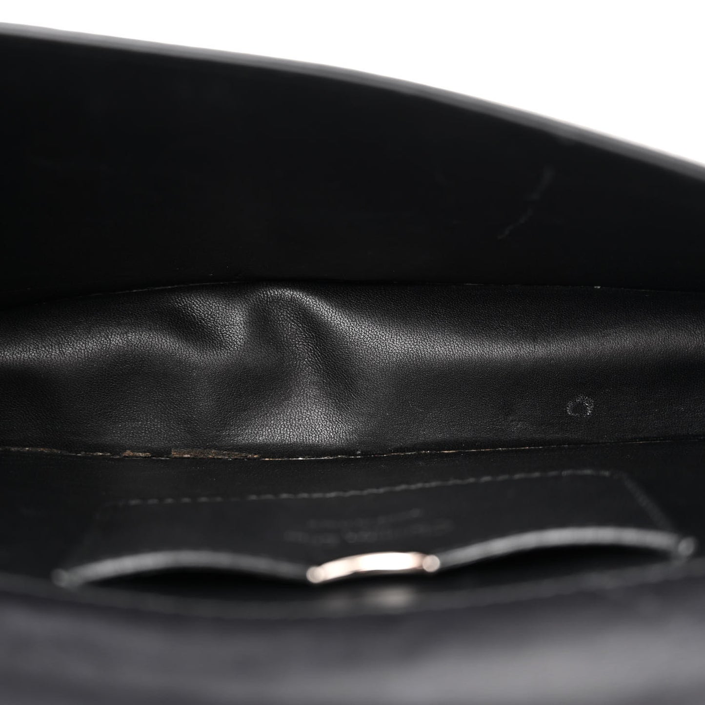 Calfskin Paradise Diorama Croisiere Chain Wallet Black