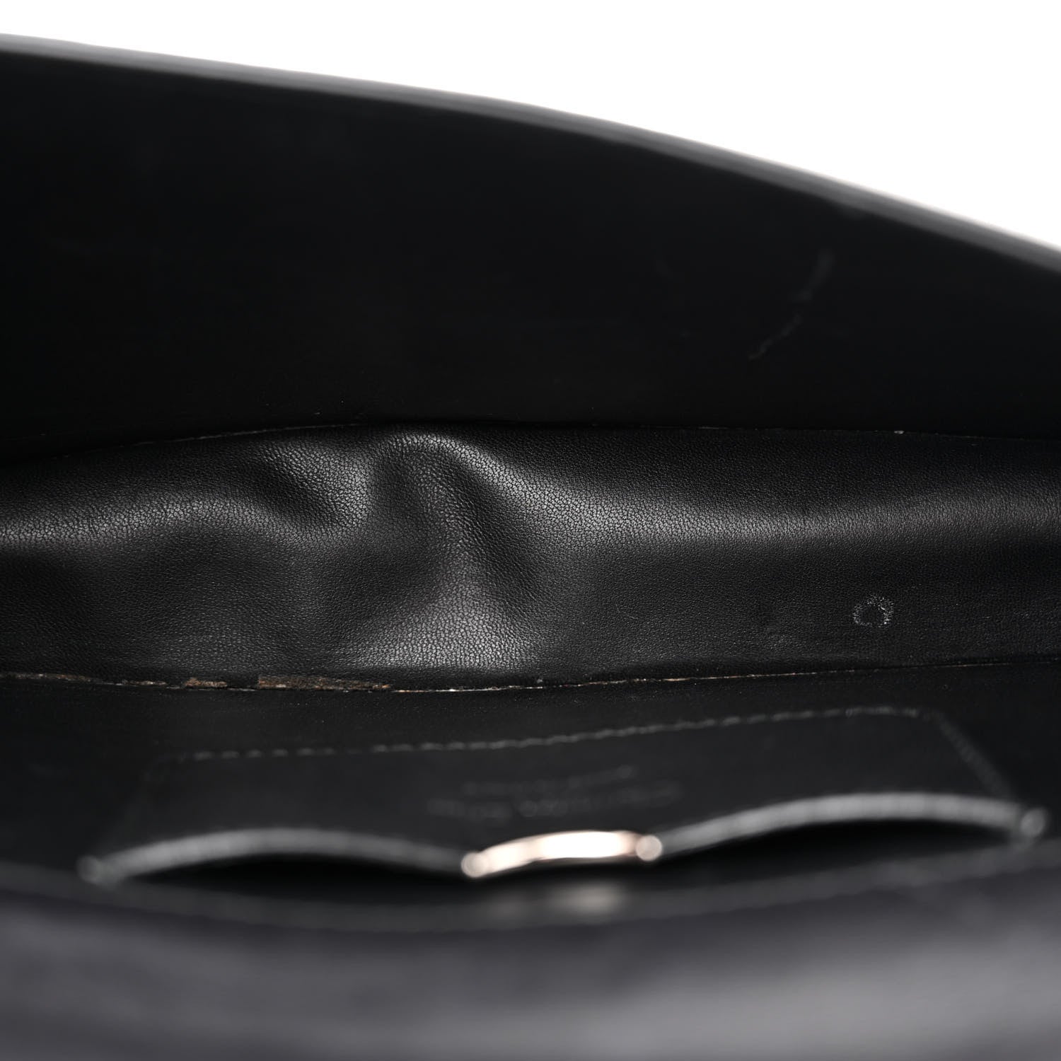 Christian Dior Calfskin Paradise Diorama Croisiere Chain Wallet Black 5 of 15