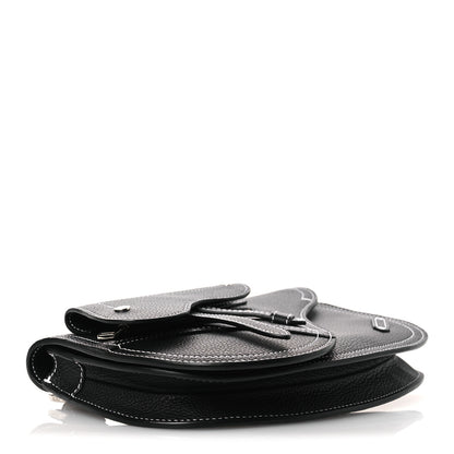 Christian Dior X KAWS Grained Calfskin Saddle Pouch Black 4 of 11