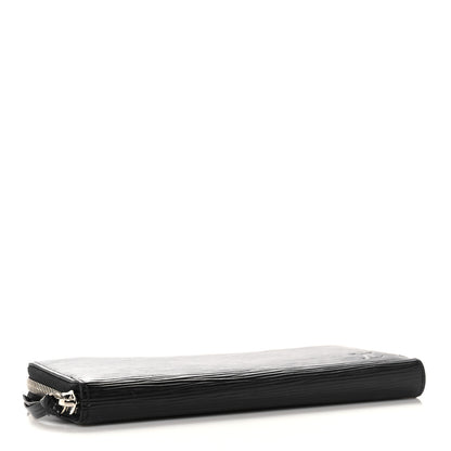 Louis Vuitton Epi Clemence Wallet Black 4 of 12