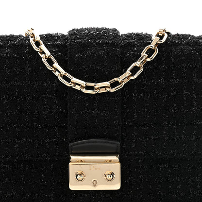 Christian Dior Tweed Medium Miss Dior Flap Black 8 of 12