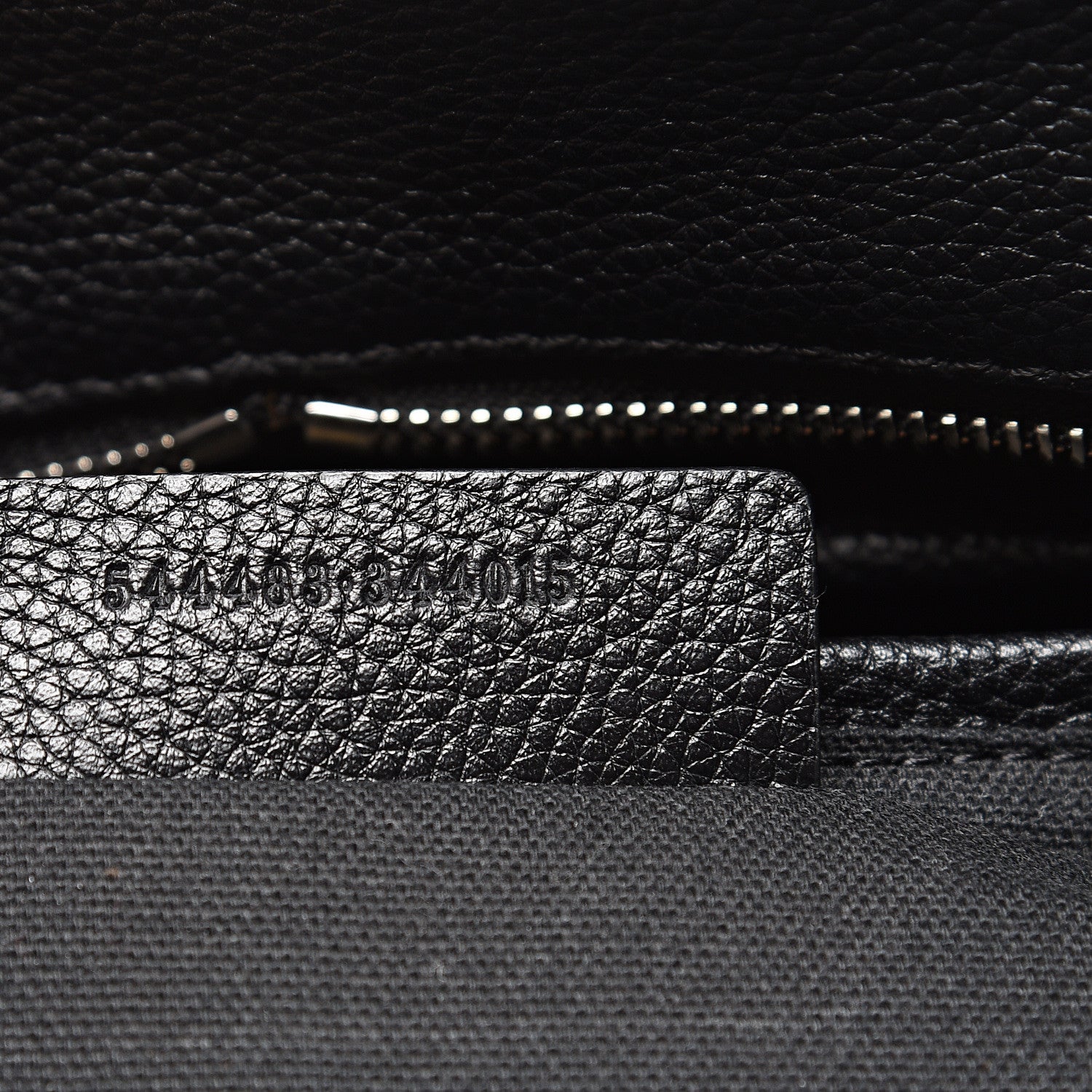 Alexander McQueen Pebbled Calfskin Small Skull Padlock Zip Around Tote Black 6 of 10