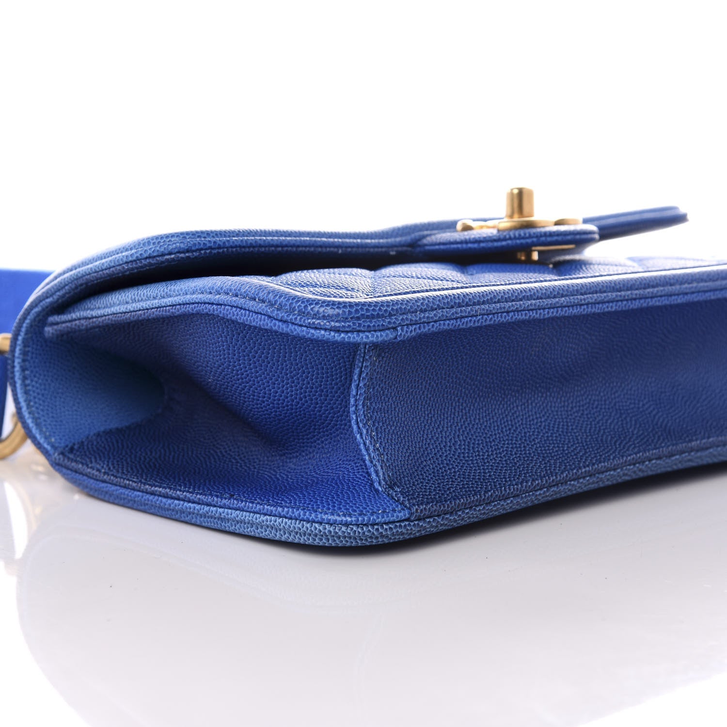 Chanel Caviar Quilted Small Sunset On The Sea Flap Blue 7 of 9