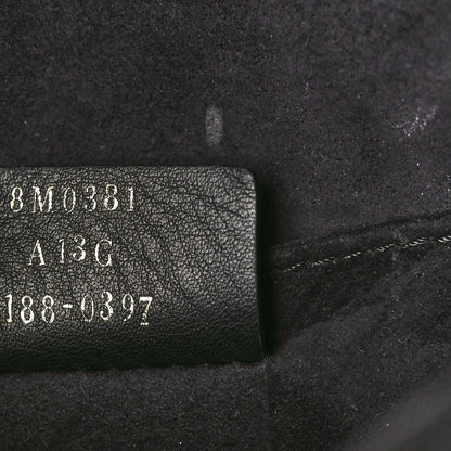 Fendi Vitello Liberty Metal Scalloped Multi Studded Small Kan I Shoulder Bag Black 7 of 11