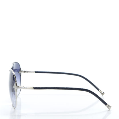 Louis Vuitton Monogram Viola Round Sunglasses Z0465U Navy 3 of 8