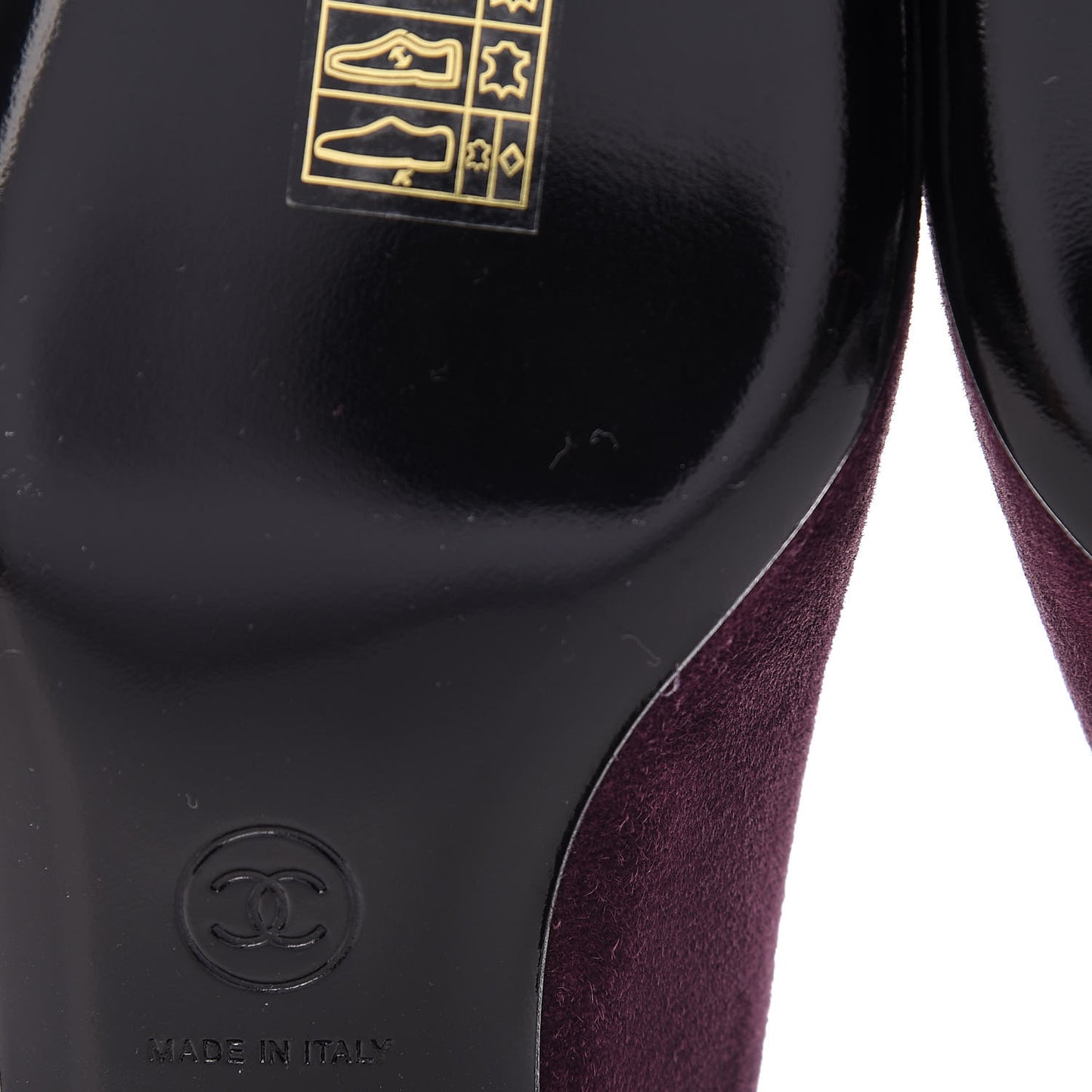 Suede Cap Toe Moccasin Loafers 36.5 Burgundy Black