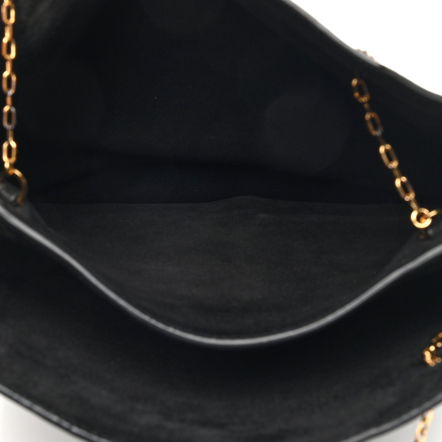 Smooth Calfskin Small Lunch Bag Black