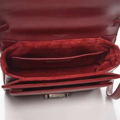 Saint Laurent Calfskin Medium Bellechasse Satchel Burgundy 5 of 8