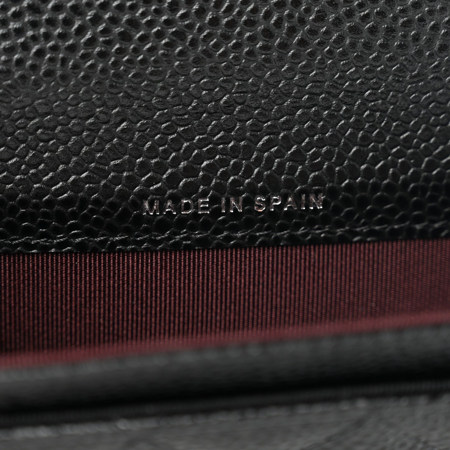 Caviar Quilted Flap Card Holder Black