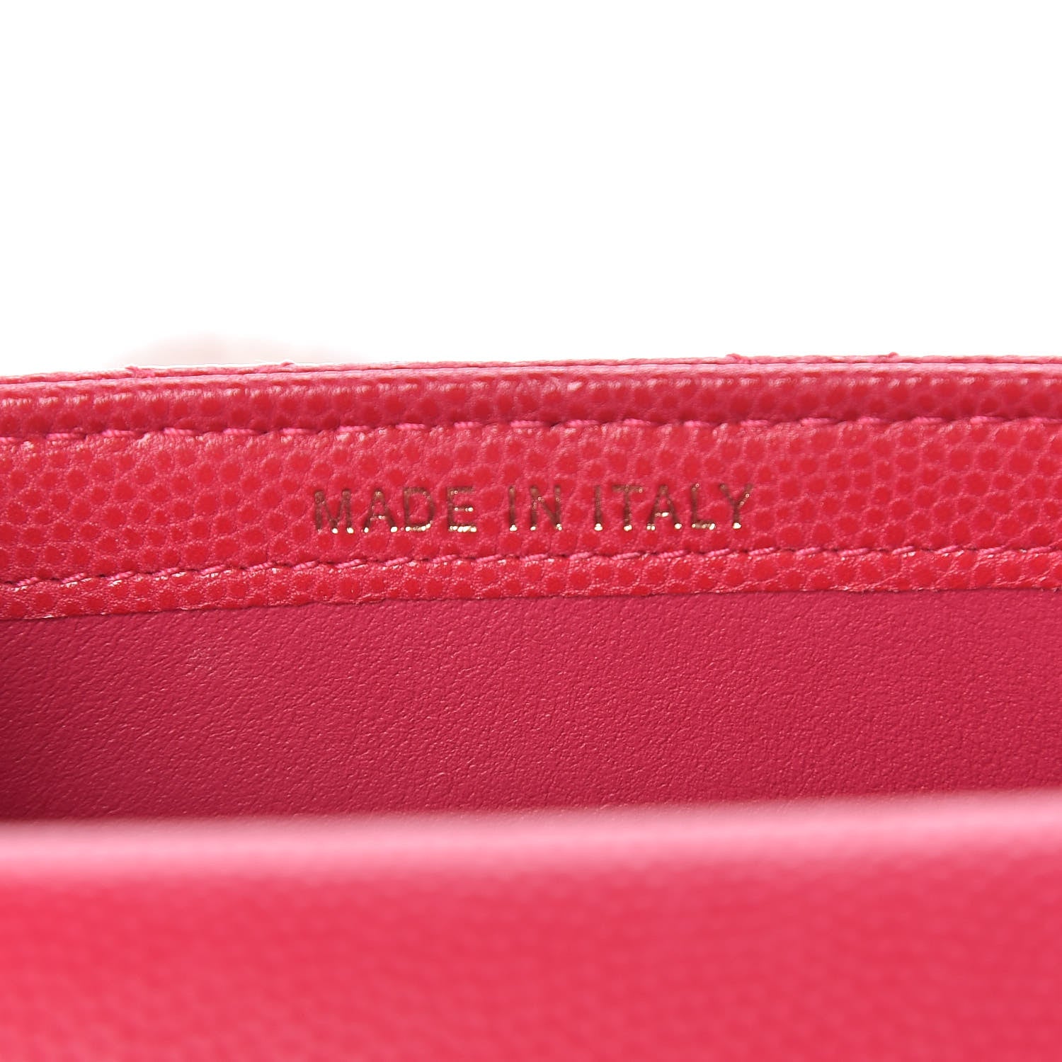 Chanel Caviar Quilted Golden Class Phone Holder Fuchsia 9 of 12