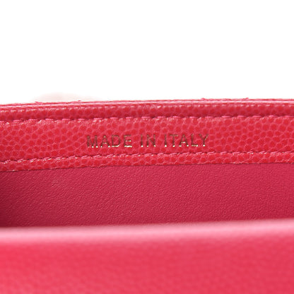 Chanel Caviar Quilted Golden Class Phone Holder Fuchsia 9 of 12