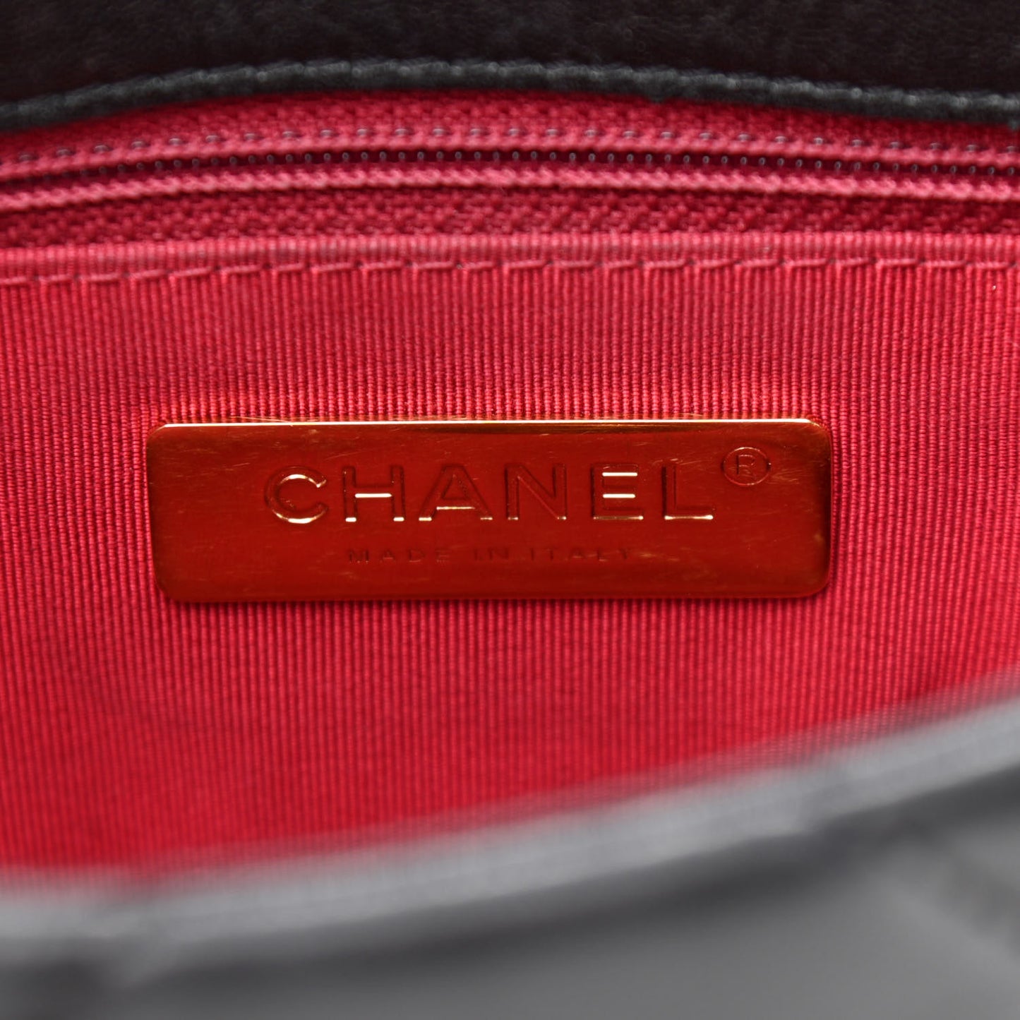 Lambskin Quilted Medium Chanel 19 Flap Black
