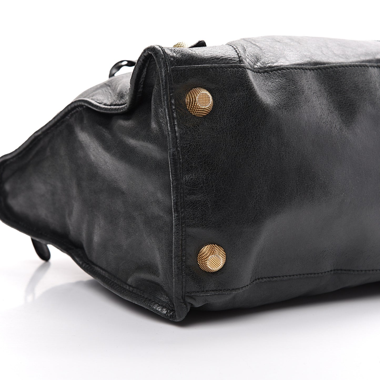 Agneau Giant 21 Gold Hardware Work Black