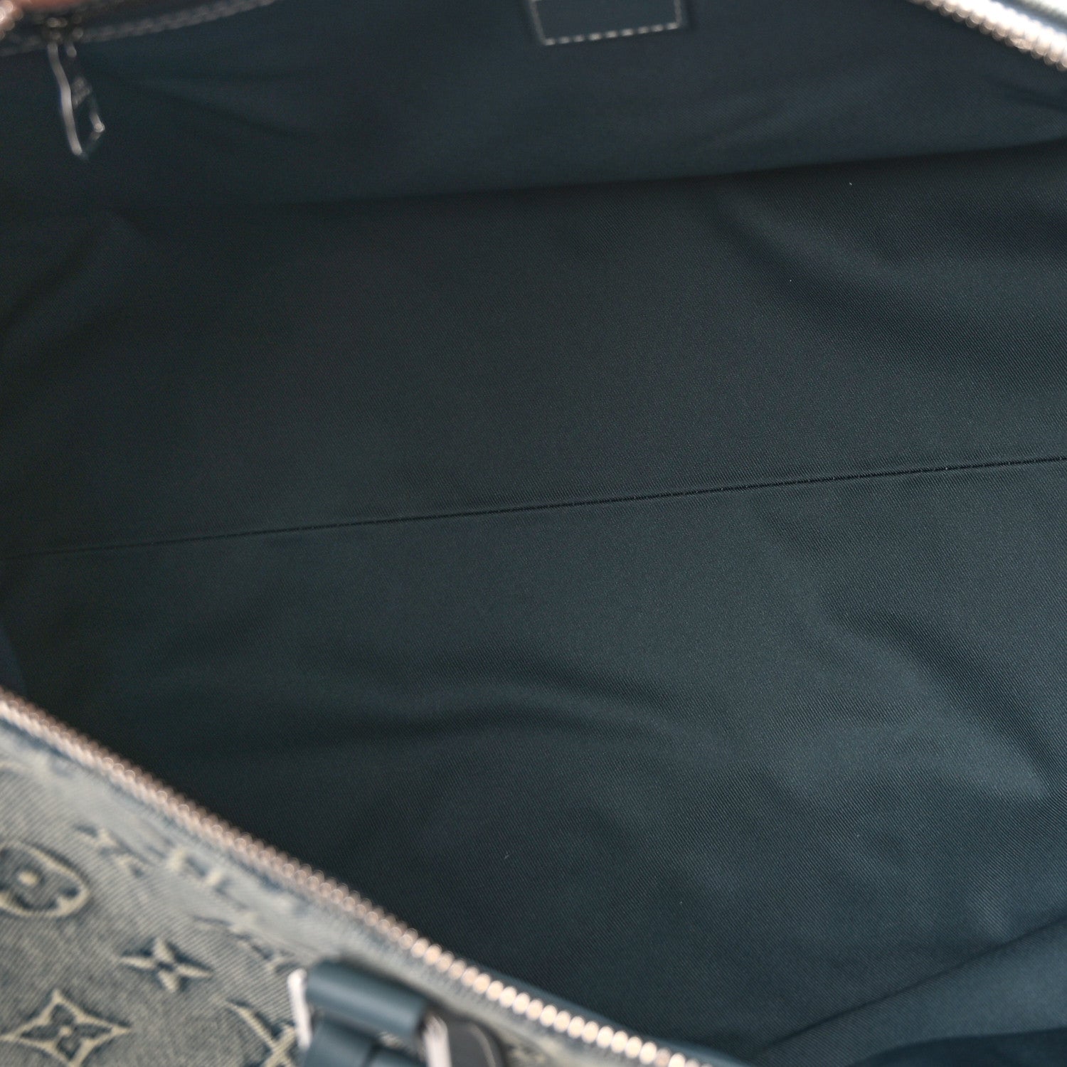 Louis Vuitton Monogram Washed Denim Keepall Bandouliere 50 Blue 4 of 8