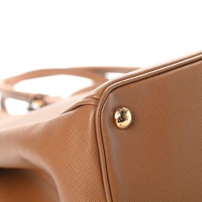 Prada Saffiano Medium Galleria Double Zip Tote Caramel 12 of 18