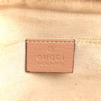 Gucci Pebbled Calfskin Small Soho Disco Bag Rose Beige 6 of 16